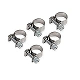 Earl's Performance 750005ERL Vapor Guard Hose Clamp Size: 5/16 in. Screw Type Package of 5 Vapor Guard Hose Clamp