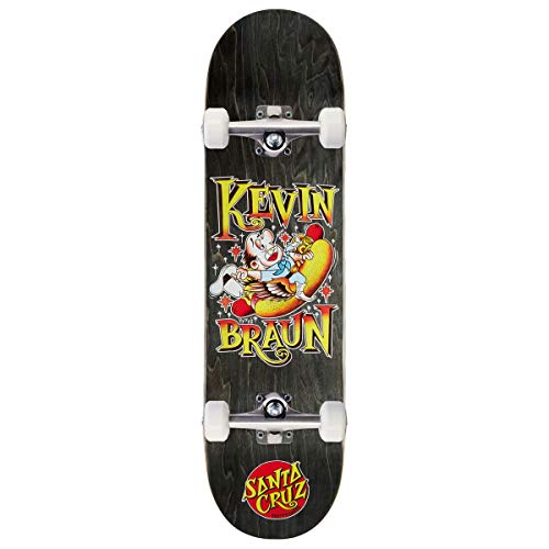 Santa Cruz Braun Hotdog Skateboard Complete - 8.25"