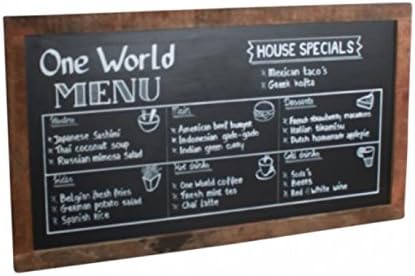 Amazon De Schiefertafel Kreidetafel Xxl Vintage 180x100 Holzrahmen Gross Gastro