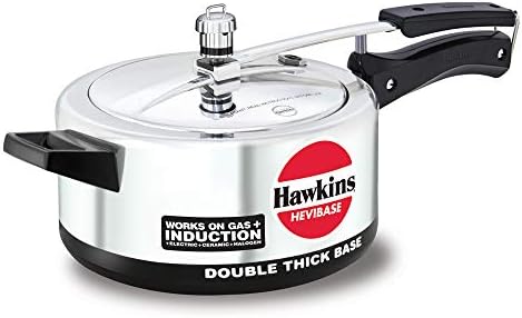 Hawkins Hevibase IH35 Pressure Cooker, Liters, Silver price in