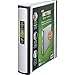 1-1/2 Inch Staples Better View Binders with D-Rings (White)