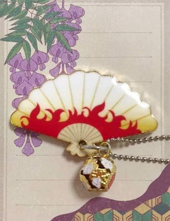 Amazon 鬼滅の刃 炎柱 煉獄杏寿郎 扇 扇子 ボールチェーン キーホルダー アニメ 萌えグッズ 通販