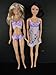 Doll Bra and Underwear Set in Light Purple with Nightgown Made to Fit Barbie Doll