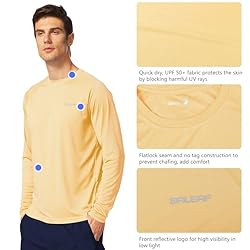 BALEAF Men's Sun Protection Shirts UV SPF T-Shirts