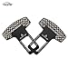YAOPEI 2 PCS Seat Belt Buckle Clip Clamp,Universal Vehicle Mounted Carbon Fiber Blue Spun Car Safety Seat Belt Buckle Clip for Truck Pickup SUV BMW Jeep and more Vehicles
