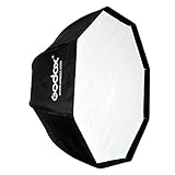 Godox 80cm / 31.5in Portable Octagonal Umbrella Reflector Softbox with Bowens Mount for Flash Speedlite