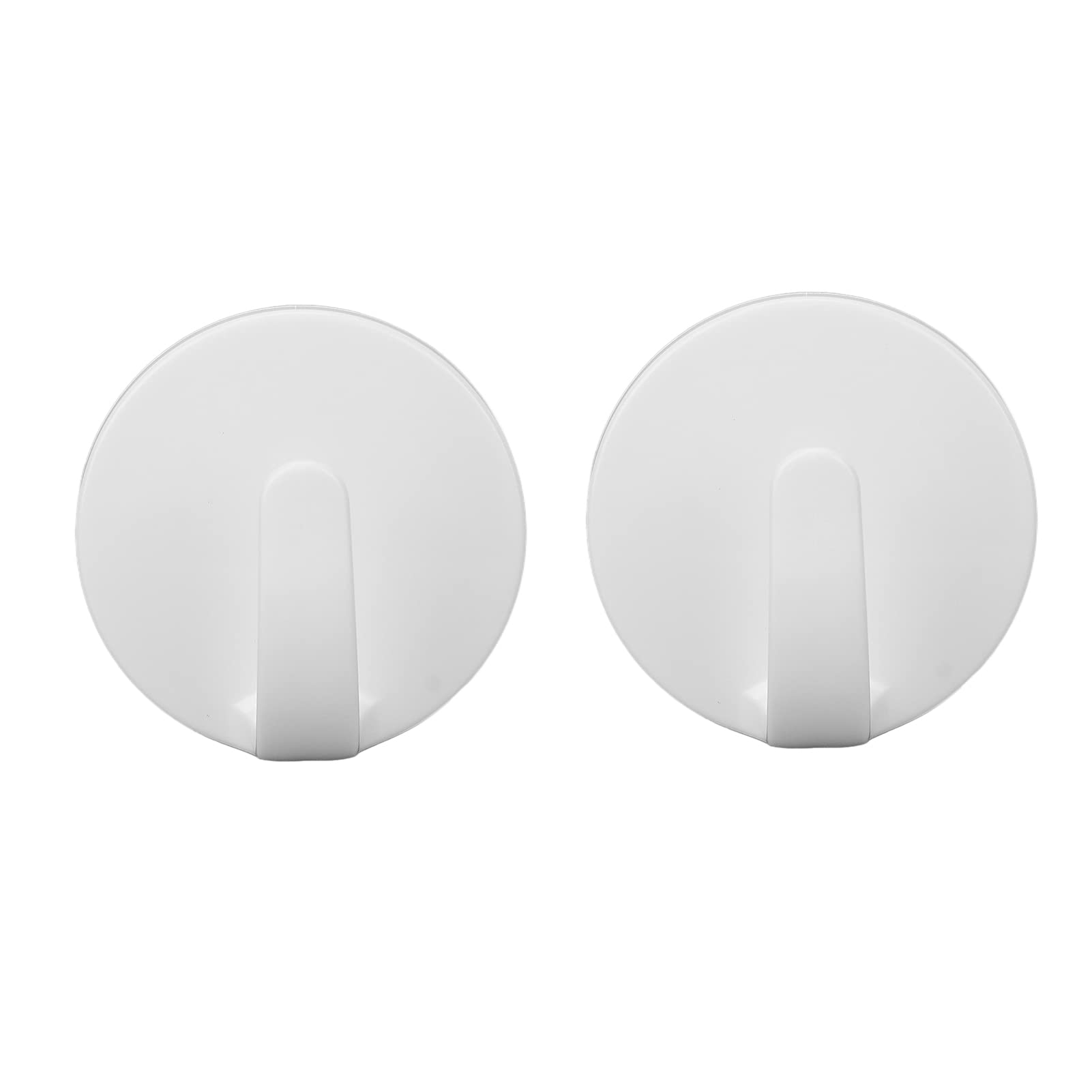 White Magnetic Hooks, Magnetic Hanger for Refrigerator, Wall, Door, Bathroom, Kitchen & Magnetic, Heavy Duty Magnet Hook with Scratch-Resistant Base