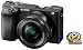 Sony Alpha a6400 Mirrorless Camera: Compact APS-C Interchangeable Lens Digital Camera with Real-Time Eye Auto Focus, 4K Video, Flip Screen & 16-50mm Lens - E Mount Compatible Cameras - ILCE-6400L/B primary