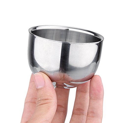 Globeagle Double Layer Soap Cup Heat Insulation Smooth Shaving Mug Bowl (200ML) - Thumbnail 2