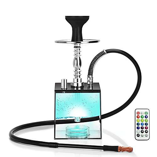 Hookah, Get Funky Cube Acrylic Hookah Set Shisha