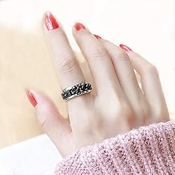Spinner Ring For Men Women Fashion Ring Stainless