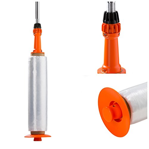 Danehe Wrapstik Pole Wrapper Stretch Wrap Tool, Long Handle