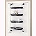 Organize It All Over The Door Storage Unit | 4 Basket | Hanging Storage | Great for Kitchen | Bathroom | Bedroom | Space Saver | Black