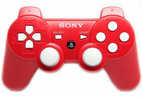 Playstation 3 Red/White Rapid Fire Custom Modded Controller 40 Mods for All Major Shooter Games, Quick Scope, Sniper Breath, Burst Fire, Auto Aim, Jump Shot and More