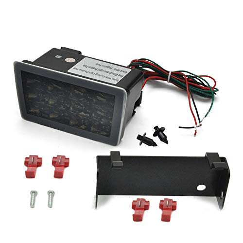 F1 Style Smoked LED Rear Fog Brake Light for 11-18 Subaru WRX, 11-18 Impreza GP