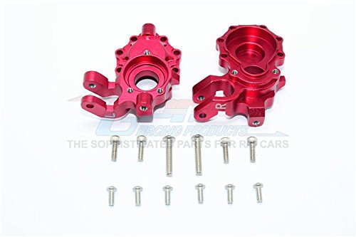 Traxxas TRX-4 Trail Defender Crawler Upgrade Parts Aluminum Front Knuckle Arms - 1Pr Set Red