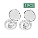 Silicone Magnetic Anti Snore Clips by Yamasang, Stop Snoring Nose Device Mini Comfortable Professional Sleeping Relieve Snore for Men Women (2 pcs)