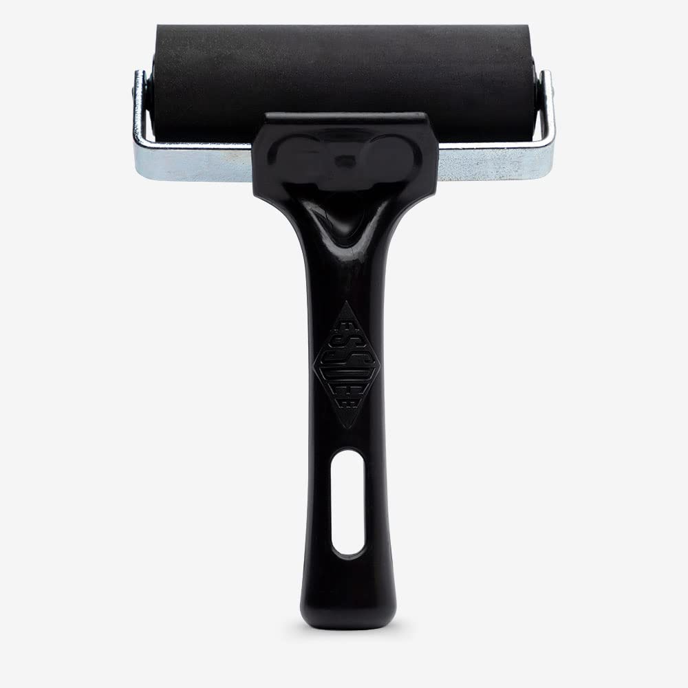 Essdee Professional Roller/Brayer 100mm, Black