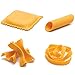 Pasta Grande - Fun Pasta Shaped Silicone Kitchen Tools in a Gift Box / 4 of our Pasta-shaped kitchen gadgets in one festive giftbox/Farfalloni, Ravioli, Penneli & Mafaldine/by Monkey Business