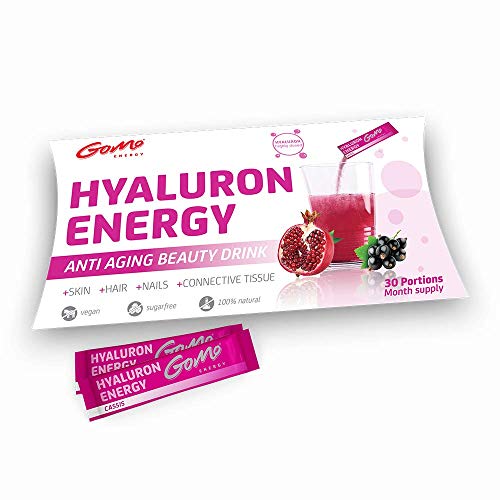 GoMo-ENERGY-Anti-Aging-Beauty-Hyaluron-Drink400mg-vegane-Hyaluronsaeure-Zink-Magnesium-hochdosierte-B-Vitamine-Vitamin-CStraffe-Haut-stabile-Naegel-festes-Bindegewebe30-Portionen-Monatspackung GoMo-ENERGY-Anti-Aging-Beauty-Hyaluron-Drink400mg-vegane-Hyaluronsaeure-Zink-Magnesium-hochdosierte-B-Vitamine-Vitamin-CStraffe-Haut-stabile-Naegel-festes-Bindegewebe30-Portionen-Monatspackung