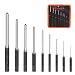 9 Pieces Roll Pin Punch Set, Gunsmithing Kit Removing Repair Tool with Holder for Automotive, Watch Repair,Jewelry and Craft (9-Pieces) primary