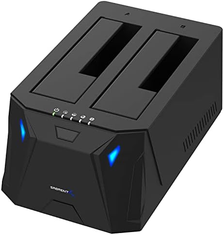 SABRENT bay hard drive docking station, dual SSD HDD