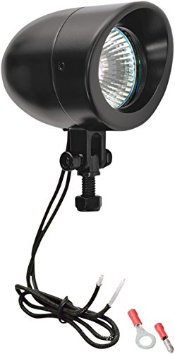 Show Chrome Accessories 16-104ABK Mini Halogen Driving Light Black Satin Finish