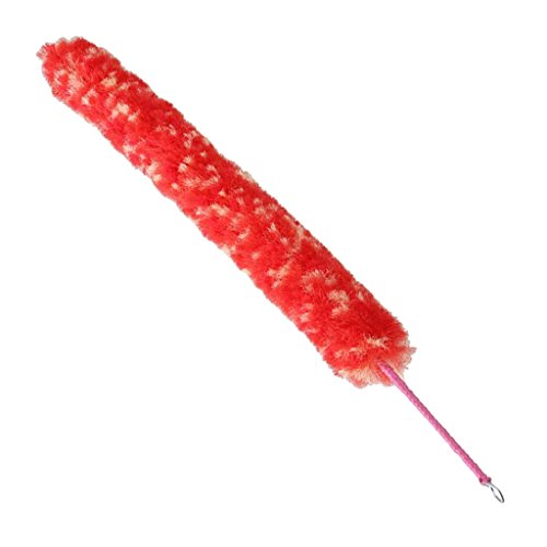 image for MagiDeal Red Nylon Practical Flute Brush Pad Saver Moisture Cleaner Cl
