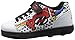Heelys Girls Dual Up x2 Sneaker, White/Black/Multi, 4 Little Kid