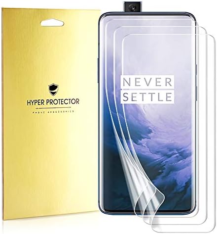 Mimoke Screen Protector for OnePlus 7 Pro [3 Pack] [Case Friendly] Protective PET Nano Film Screen Flexible Cover [not tempered glass]
