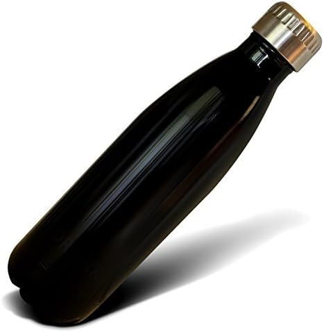 Insulated Water Bottle | Double Walled Stainless Steel Vacuum | Hot &amp; Cold Drinks | Extremely Durable Construction | No leaking Or Sweating | 17 oz. Large Capacity Thermos/Cola Bottle | by Hydronk