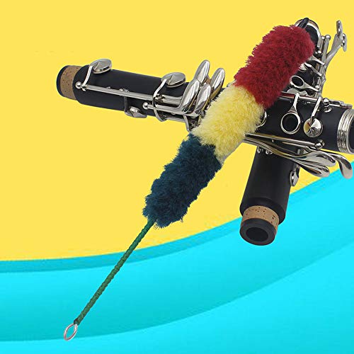 yanbirdfx Three Color Clarinet Cleaning Brush Cleaner Woodwind Instruments Accessories Multicolor