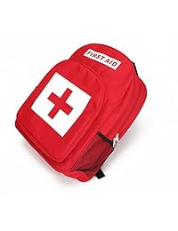 E FAK mochila roja kit de primeros auxilios Pack tratamiento de emergencia senderismo, mochila, camping, viaje, coche y ciclismo.