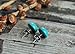 Turquoise Howlite Earrings Surgical Steel Studs 10mm Stud Earrings for Women