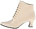 Funtasma Women's Victorian-35 Boot, Cream Polyurethane, 8 M US