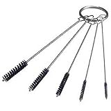 FoodKing Round Pipe Tube Cylinder Bores Cleaning Wire Brush Set Stainless Steel