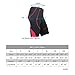 Santic Cycling Men's Shorts Biking Bicycle Bike Pants Half Pants 4D Coolmax Padded Red XL