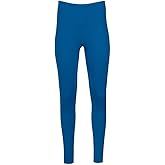 Hot Chillys Women's Micro-Elite Chamois Midweight Thermal Warming Stretching Body Fit Base Layer Legging with Pockets
