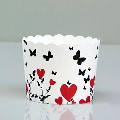 100 Pcs/lot Butterfly Papers Wedding Cupcake Liner Decoration Candy Cups Cake Muffin Case Wrapper Cases Mold Decorating Tools
