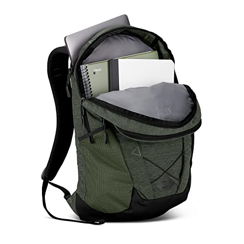 THE NORTH FACE Cryptic Laptop Backpack, Thyme Light Heather/TNF Black
