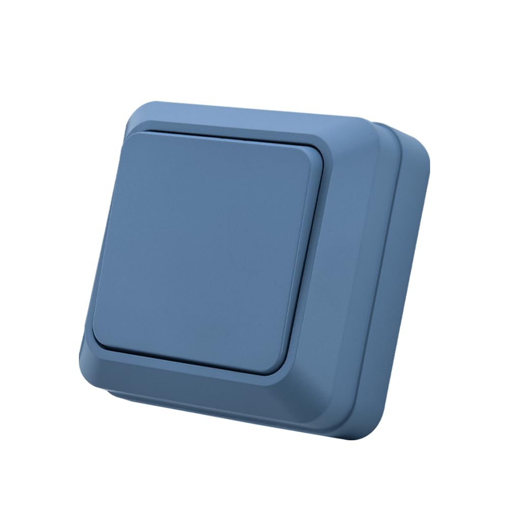 1 Way Toggle Switch Mechanical Wall Switch 86mm 10A 250V Blue — image 1