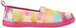 TOMS Girls Alpargata Loafer Flat, Mango Botanical