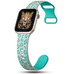 CreateGreat Sport Leopard Engraved Bands Compatible
