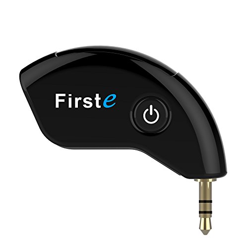 FirstE Wireless Bluetooth Transmitter Connected to TV and 3.5mm AUX Audio Devices Paired with 2 Bluetooth Headphones/Speaker,Stream A2DP Stereo Music-Upgraded Version(Not Pair with Phone)