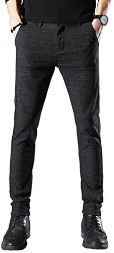 Movard Men's Slim Fit Casual Pants Wrinkle-Free, Flat Front Trousers Dress Pants for Men