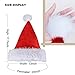 Santa Hats for Adults Bulk, Christmas Hats for Women Men Plush Red Velvet Double Layer, Santa Hats Support Max Head Size, Christmas Hats for Christmas Parties, Christmas Concert