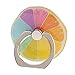 Nurbo Cute Fruit Shape Phone Ring 360 Degree Rotating Ring Grip Anti Drop Finger Holder for iPhone iPad and All Cellphone (Colorful Lemon)