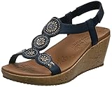 Skechers womens Beverlee - Date Glam Sandal , Navy