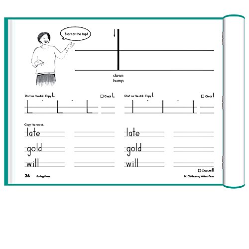 Handwriting Without Tears Printing Power - Cursive Handwriting - Writing Notebook - 2nd and 3rd Grade Kit - Bonus Pencil for Little Hands, and Eraser - Thumbnail 5
