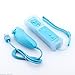 YORKING 2in1 Built in Motion Plus Remote and Nunchuck Controller with Silicon Case for Nintendo Wii, Wii U and Mini Wii - Blue